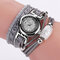 Luxury Fashion Women's  Watch Electronic Quartz Leather Bracelet Watch - Grey