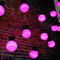 10m 38 Balls LED String Fairy Lights Party Xmas Wedding Holiday Lamp 220V EU Plug - Pink