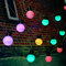 10m 38 Balls LED String Fairy Lights Party Xmas Wedding Holiday Lamp 220V EU Plug - Multicolor
