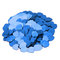 500Pcs Corazón Shape Plastic Resin Confetti Birthday Boda Decoración Suministros para fiestas - Azul