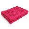 140*475CM 3D Rose Flower Satin Wedding Aisle Runner Carpet Curtain Backdrop Party Decoration - Rose Red