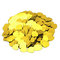 500 قطع قلب شكل البلاستيك الراتنج النثار عيد عرس الديكور حزب اللوازم - الأصفر