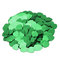 500pcs forme de coeur en plastique résine confettis anniversaire décoration de mariage décoration de fête fournitures - vert