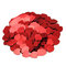 500pcs forme de coeur en plastique résine confettis anniversaire décoration de mariage décoration de fête fournitures - rouge