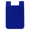 KCASA KC-CC01 Adhesive Cell Phone Wallet Silicone Money Tarjeta de crédito Earphone Holder Stick-on Pouch - Azul