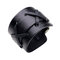 Punk Black Brown Men's Leather Bracelet Woven Adjustable Belt Bangle Bracelet Wristband for Men - Black