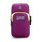 Women Men Phone Bag Arm Bag Sports Bags Outdoor Running Earphone Gym Bags For 5.5'' Phone Bags - Purple