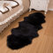 Honana WX-574 Imitation Wool Carpets Home Carpets Fur For Kids Room Living Room Warm Fur Carpets - Black