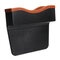 PU Leather Car Seat Gap Slit Storage Bag Box Car Seat Pocket Organizer - Brown
