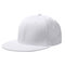 58cm Men Women Plain Fitted Cap Solid Flat Blank Color Baseball Hat  - White