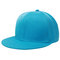 58cm Men Women Plain Fitted Cap Solid Flat Blank Color Baseball Hat  - Blue