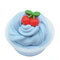 DIY Fruit Slime Пушистая хлопковая грязь Многоцветная глиняная чашка для торта 100 мл - Светло-синий