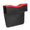 PU Leather Car Seat Gap Slit Storage Bag Box Car Seat Pocket Organizer - Red