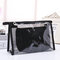 Honana BX-112 Waterproof PVC Cosmetic Bags Two-piece Suit Net Travel Makeup Transparent Bag - Black