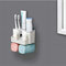 Wall-Mounted Toothbrush Toothpaste Rack Strong Seamless Cleaning Supplies Storage Box - S
