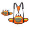 Lingfeng Multifunktions-Flaschen-Träger Tragbare Küche-Aufbewahrungsbeutel Doppelte Flaschen-Zelle Picknick-Taille - Orange