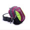 Multifunctional Men Women Crossbody Bag Nylon Waterproof Running Arm Bag  - Purple