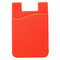 KCASA KC-CC01 Adhesive Cell Phone Wallet Silicone Money Tarjeta de crédito Earphone Holder Stick-on Pouch - Rojo