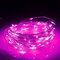 30M LED Silberdraht Feenschnur Licht Weihnachtshochzeitsfeier Lampe 12V Home Deco - Rosa
