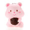 Squishy Squirrel Holding Filbert 10cm Slow Rising With Packaging Collection Gift Decor Soft Toy - Light Pink