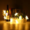  Battery Powered 1.8M 10LEDs Unicorn Shaped Indoor Lanterns Novelty Fairy String Light For Christmas - Warm White