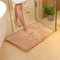 31x19'' Machine Washable Fluffy Area Rugs for Bedroom Chenille Soft Mat Bathroom Anti Slip Absorbent Carpet Door Mat Shaggy Floor Rug - Camel