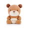 Panda Lion Bear Stuffed Plush Toy Cotton Christmas Gifts - Brown