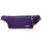 Outdoor Running Waist Bags Hiking Belt Phone Bags Sports Zipper Gym Bags Anti-theft Coin Bags - Purple