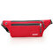 Outdoor Running Waist Bags Hiking Belt Phone Bags Sports Zipper Gym Bags Anti-theft Coin Bags - Red