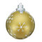 PU Cartoon Christmas Balls Squishy Toys 9.5cm Slow Rising With Packaging Collection Gift Soft Toy  - Gold