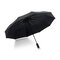 Xmund XD-HK3 UPF50+ 2-3 People Portable Automatic Umbrella Camping Three Folding Sunshade - Black