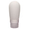 Spenderflasche aus Silikagel mit 60ml 80ml Shampooflasche tragbar für Reise - Weiß 80ml