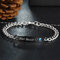Titanium Steel Couple Love Chain Valentine's Day Bracelet Gift for Men Women - 2