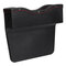 PU Leather Car Seat Gap Slit Storage Bag Box Car Seat Pocket Organizer - Black