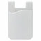 KCASA KC-CC01 Adhesive Cell Phone Wallet Silicone Money Tarjeta de crédito Earphone Holder Stick-on Pouch - blanco