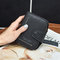 Stylish Buckle Purse Multi-card Zipper Wallet Short Wallet Clutch Bag For Women - Black