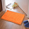 31x19'' Machine Washable Fluffy Area Rugs for Bedroom Chenille Soft Mat Bathroom Anti Slip Absorbent Carpet Door Mat Shaggy Floor Rug - Orange