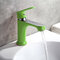 Household Multi-color Bath Kitchen Basin Faucet Cold and Hot Water Taps Green Orange White - Green