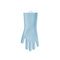 Silicone Cleaning Gloves Kitchen Foaming Glove Heat Insulation Gloves Pot Pan Oven Mittens Cooking - Blue