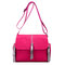 Women Nylon Waterproof Outdoor Casual Shoulder Bag Crossbody Bag  - Rose Red