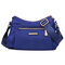 Women Nylon Casual Durable Crossbody Bags Waterproof Shoulder Bags - Blue
