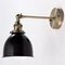 E27 Modern Retro Vintage Sconce Edison Wall Light Bulb Lamp Shape Cafe Bar Coffee - Black