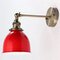 E27モダンレトロヴィンテージ燭台エジソン壁電球ランプ形状カフェバーコーヒー - 赤