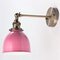 E27 Modern Retro Vintage Sconce Edison Wall Light Bulb Lamp Shape Cafe Bar Coffee - Pink