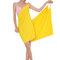 Summer Soft Beach Bath Towel Ice Silk Sexy Deep V Wearable Bath Towel Spa Absorbent BathRobe  - Yellow