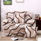 Protector de muebles de cubierta de sofá de sofá elástico impreso flexible Strench de spandex textil de tres plazas - #14