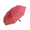 HENGLI RU-01 Multifunctional LED Luminous Automatic Umbrella Women Men Rain Umbrellas Travel Light - Red