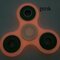 Luminous Tri-Spinner Fidget Hand Spinner For Rotation Hybrid Eramic Bearing Anti Stress Toys - Pink