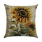 45x45cm Various Flower Style Cotton And Linen Pillowcases Decorations For Home Pillow Case - #8