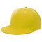 60cm Men Women Plain Fitted Cap Solid Flat Blank Color Baseball Hat  - Yellow